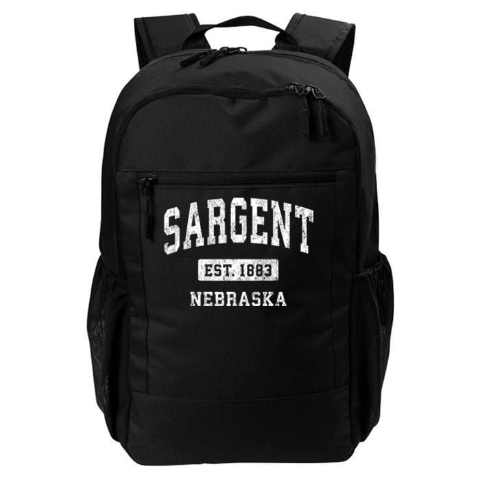 Sargent Nebraska Ne Vintage Athletic Sports Daily Commute Backpack