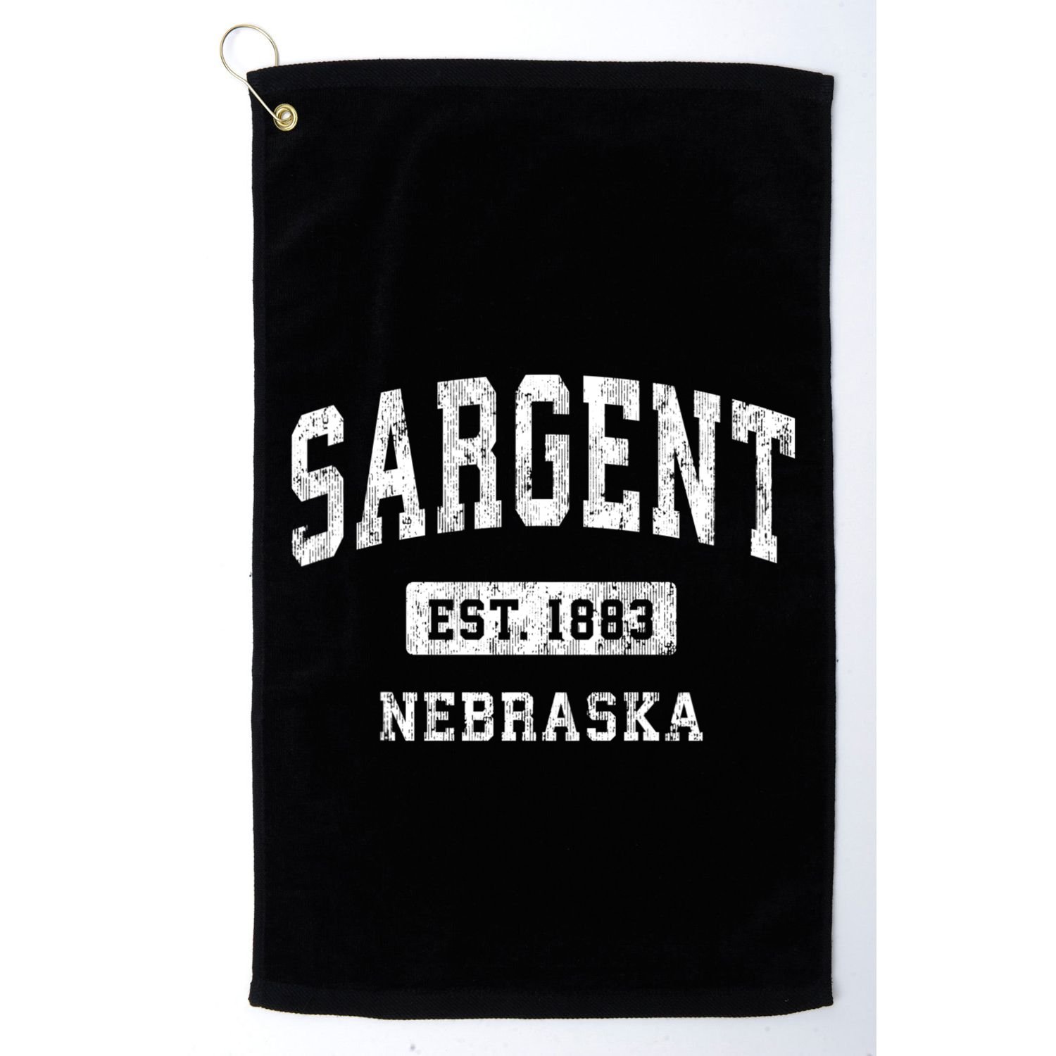 Sargent Nebraska Ne Vintage Athletic Sports Golf Towel