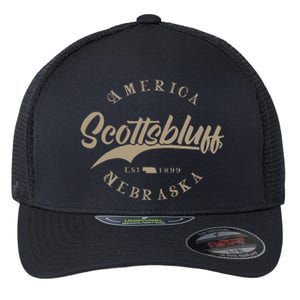 Scottsbluff Ne Nebraska Flexfit Unipanel Trucker Cap