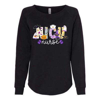 Spooky Nicu Nurse Halloween Neonatal Intensive Care Unit Gift Womens California Wash Sweatshirt