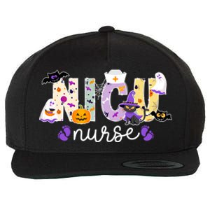 Spooky Nicu Nurse Halloween Neonatal Intensive Care Unit Gift Wool Snapback Cap