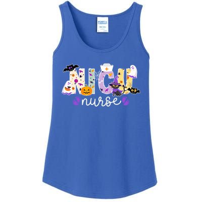 Spooky Nicu Nurse Halloween Neonatal Intensive Care Unit Gift Ladies Essential Tank