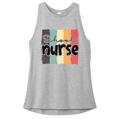 School Nurses Nursing Medical Hospital Woman Student Ladies PosiCharge Tri-Blend Wicking Tank