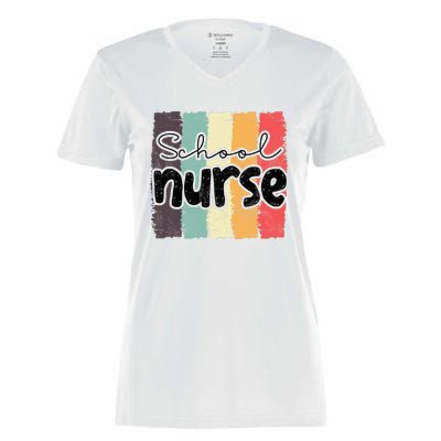 School Nurses Nursing Medical Hospital Woman Student Women's Momentum V-Neck T-Shirt