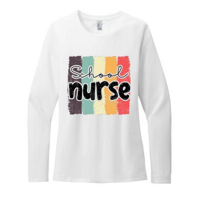 School Nurses Nursing Medical Hospital Woman Student Womens CVC Long Sleeve Shirt