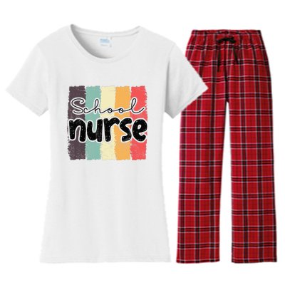 School Nurses Nursing Medical Hospital Woman Student Women's Flannel Pajama Set