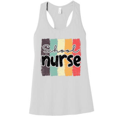 School Nurses Nursing Medical Hospital Woman Student Women's Racerback Tank