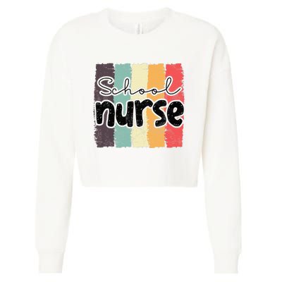 School Nurses Nursing Medical Hospital Woman Student Cropped Pullover Crew