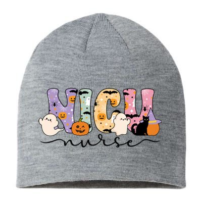 Spooky Nicu Nurse Halloween Nicu Nursing Gift Sustainable Beanie