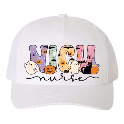 Spooky Nicu Nurse Halloween Nicu Nursing Gift Yupoong Adult 5-Panel Trucker Hat