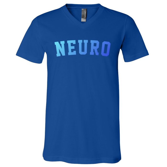 Stroke Neurosurgery Neurology Ortho Neuro Trauma Icu Nurse Gift V-Neck T-Shirt