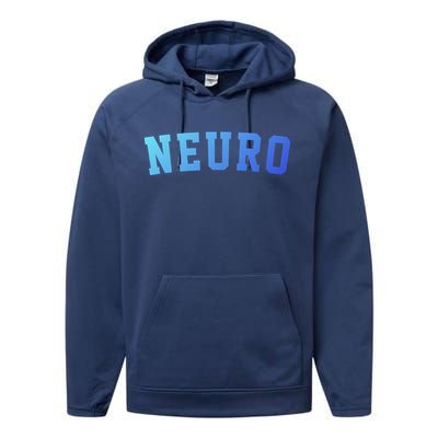 Stroke Neurosurgery Neurology Ortho Neuro Trauma Icu Nurse Gift Performance Fleece Hoodie