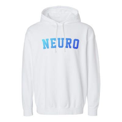 Stroke Neurosurgery Neurology Ortho Neuro Trauma Icu Nurse Gift Garment-Dyed Fleece Hoodie