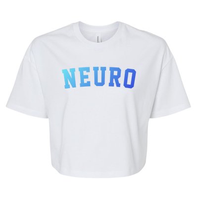 Stroke Neurosurgery Neurology Ortho Neuro Trauma Icu Nurse Gift Bella+Canvas Jersey Crop Tee