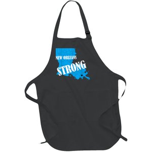 Support New Orleans Nola Strong 2025 Pray For Nola Full-Length Apron With Pockets