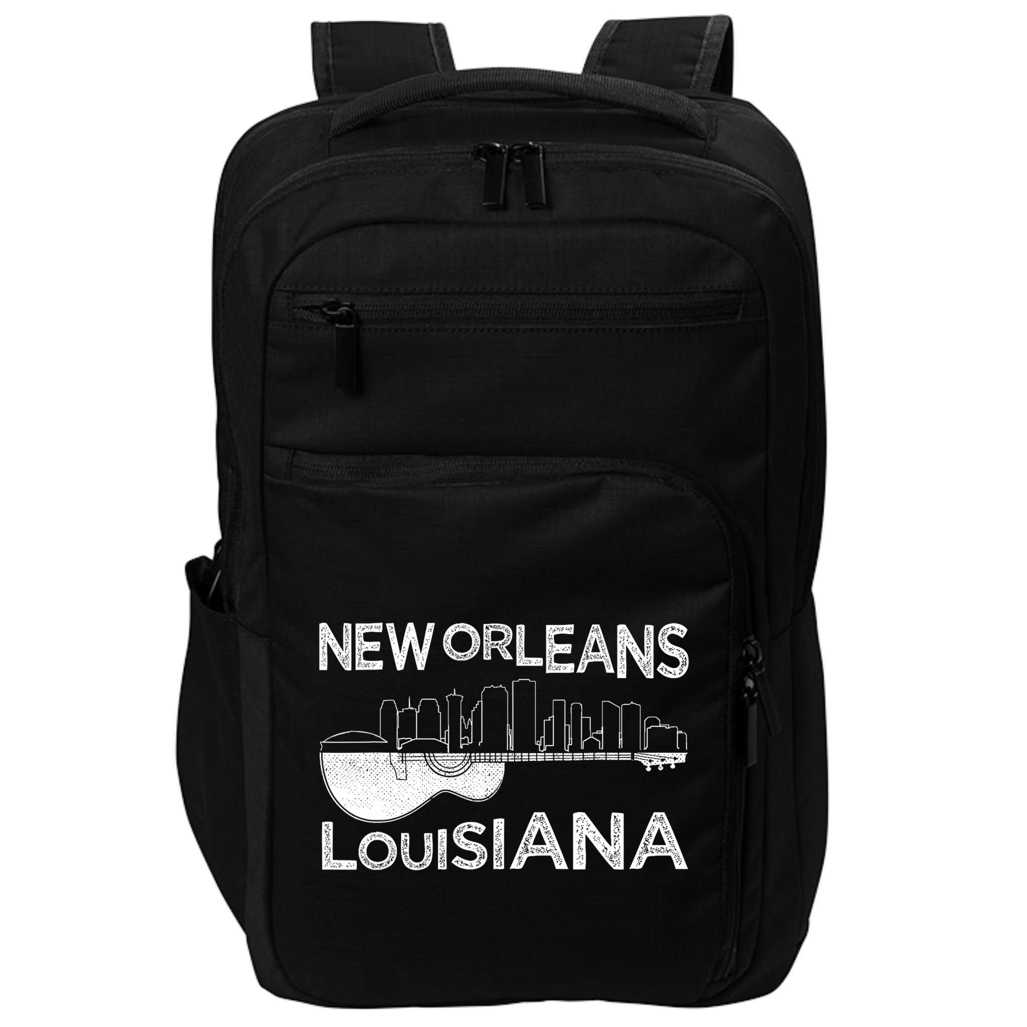 Souvenir New Orleans Guitar Music Louisiana New Orleans Impact Tech Backpack