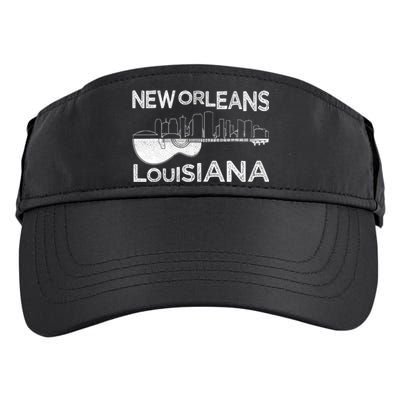 Souvenir New Orleans Guitar Music Louisiana New Orleans Adult Drive Performance Visor