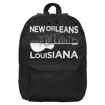 Souvenir New Orleans Guitar Music Louisiana New Orleans 16 in Basic Backpack
