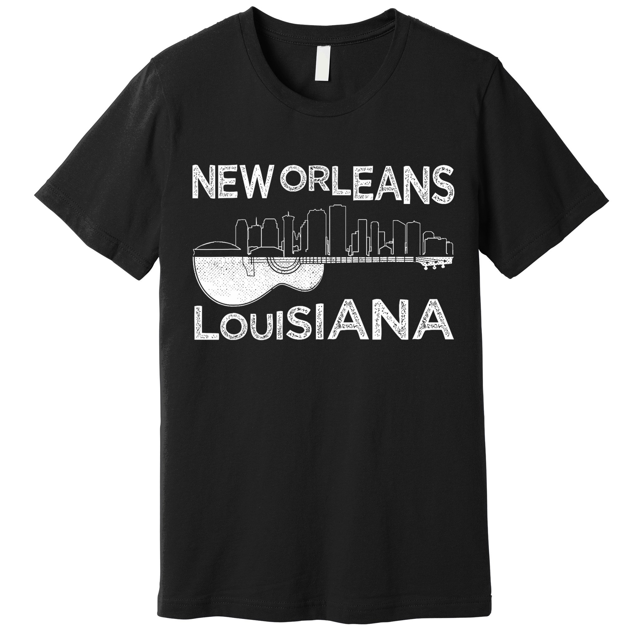 Souvenir New Orleans Guitar Music Louisiana New Orleans Premium T-Shirt