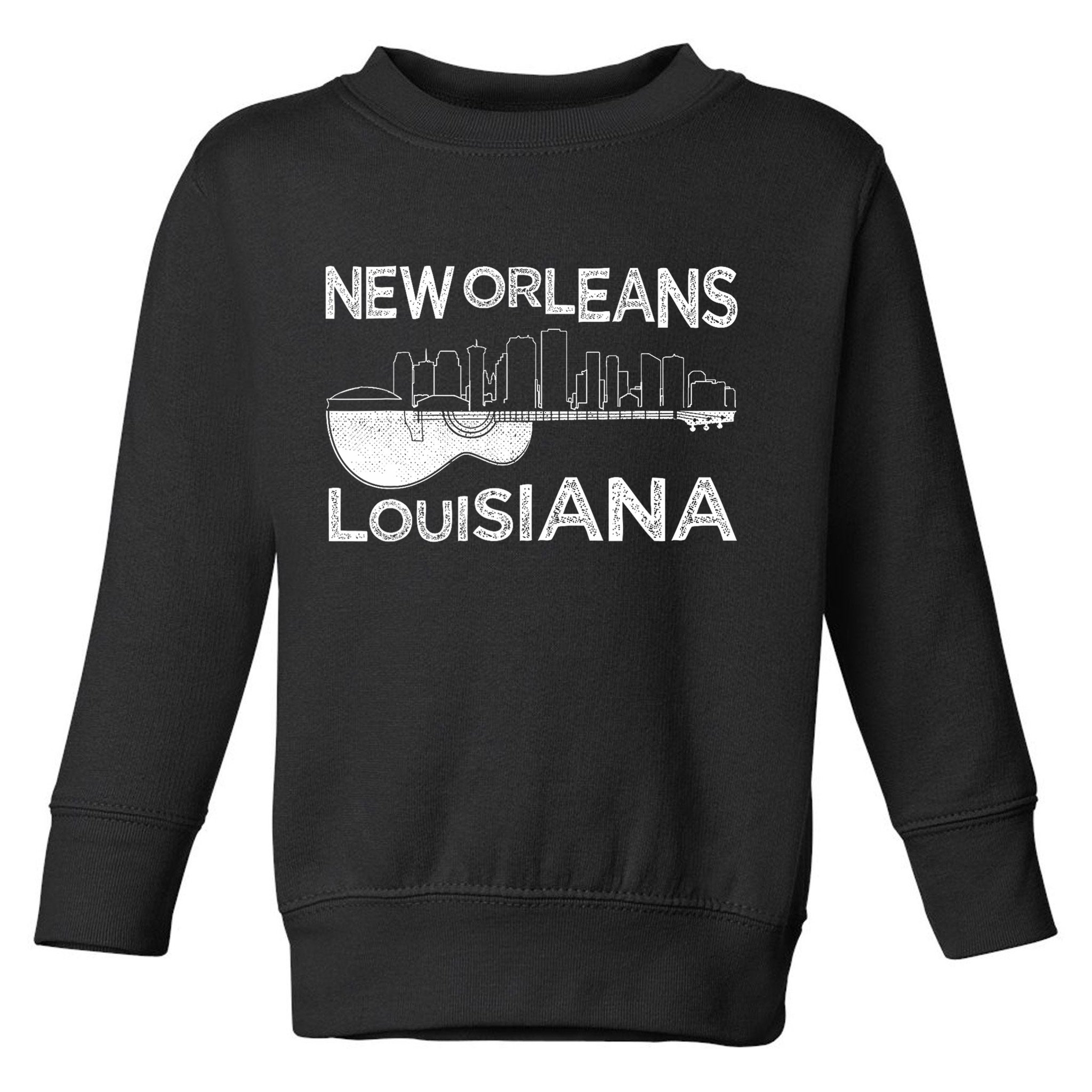 Souvenir New Orleans Guitar Music Louisiana New Orleans Toddler Sweatshirt