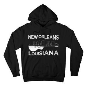 Souvenir New Orleans Guitar Music Louisiana New Orleans Tall Hoodie