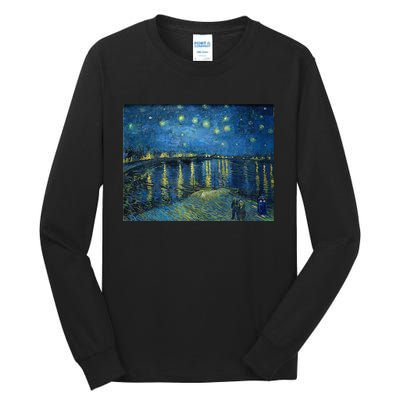 Starry Night Over The Rhone Doctor Visit Tall Long Sleeve T-Shirt