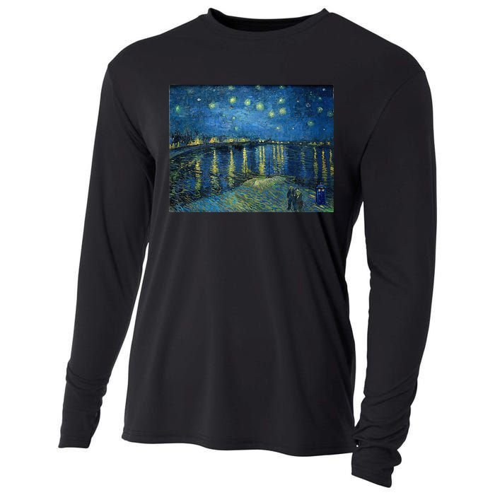 Starry Night Over The Rhone Doctor Visit Cooling Performance Long Sleeve Crew