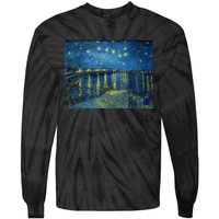 Starry Night Over The Rhone Doctor Visit Tie-Dye Long Sleeve Shirt