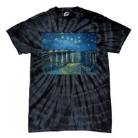 Starry Night Over The Rhone Doctor Visit Tie-Dye T-Shirt