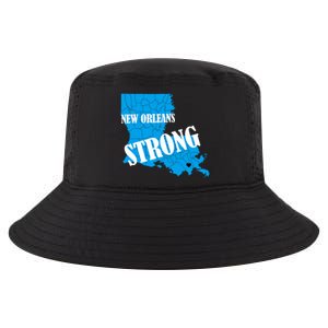 Support New Orleans Nola Strong 2025 Pray For Nola Cool Comfort Performance Bucket Hat