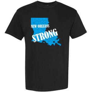 Support New Orleans Nola Strong 2025 Pray For Nola Garment-Dyed Heavyweight T-Shirt