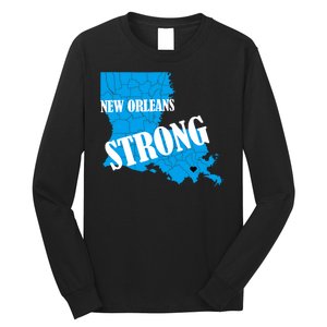 Support New Orleans Nola Strong 2025 Pray For Nola Long Sleeve Shirt