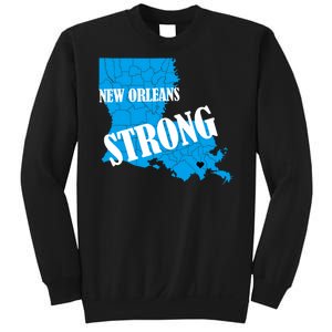 Support New Orleans Nola Strong 2025 Pray For Nola Sweatshirt