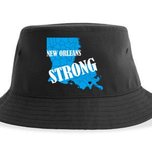 Support New Orleans Nola Strong 2025 Pray For Nola Sustainable Bucket Hat