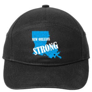 Support New Orleans Nola Strong 2025 Pray For Nola 7-Panel Snapback Hat