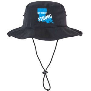 Support New Orleans Nola Strong 2025 Pray For Nola Legacy Cool Fit Booney Bucket Hat