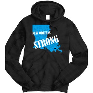 Support New Orleans Nola Strong 2025 Pray For Nola Tie Dye Hoodie