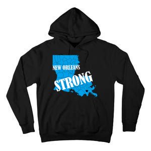 Support New Orleans Nola Strong 2025 Pray For Nola Tall Hoodie