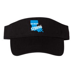 Support New Orleans Nola Strong 2025 Pray For Nola Valucap Bio-Washed Visor