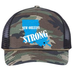 Support New Orleans Nola Strong 2025 Pray For Nola Retro Rope Trucker Hat Cap