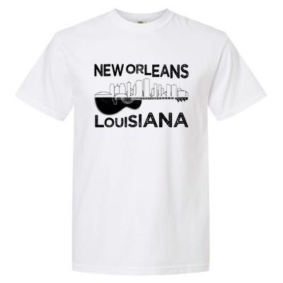 Souvenir New Orleans Guitar Music Louisiana New Orleans Garment-Dyed Heavyweight T-Shirt