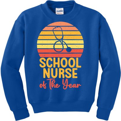 School Nurse Of The Year School Nurse Cute Gift Kids Sweatshirt