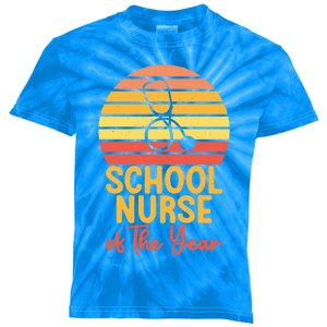 School Nurse Of The Year School Nurse Cute Gift Kids Tie-Dye T-Shirt