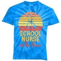 School Nurse Of The Year School Nurse Cute Gift Kids Tie-Dye T-Shirt