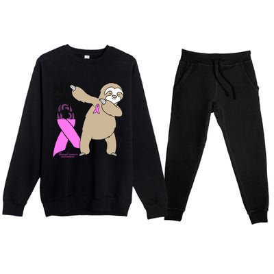 Sloth No One Fights Alone Premium Crewneck Sweatsuit Set