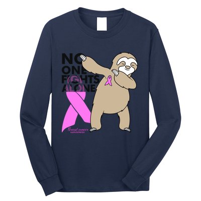 Sloth No One Fights Alone Long Sleeve Shirt