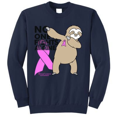 Sloth No One Fights Alone Tall Sweatshirt