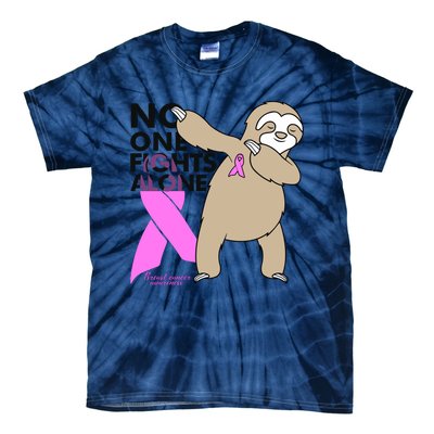 Sloth No One Fights Alone Tie-Dye T-Shirt