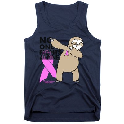 Sloth No One Fights Alone Tank Top