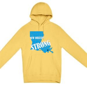 Support New Orleans Nola Strong 2025 Pray For Nola Premium Pullover Hoodie